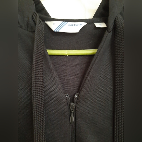 2000s Womens ADIDAS full zip v-neck jacket - Picture 3 of 10